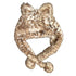 Little Girls Snow Leopard Faux Hat 1T-5 - SophiasStyle.com